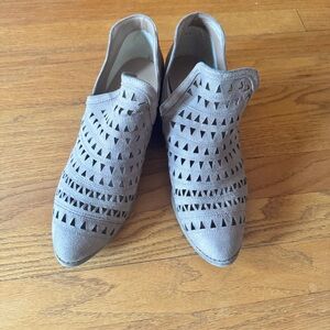 Fergalicious Gray Perforated Loafers